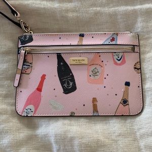 NWOT Kate Spade Champagne Wristlet